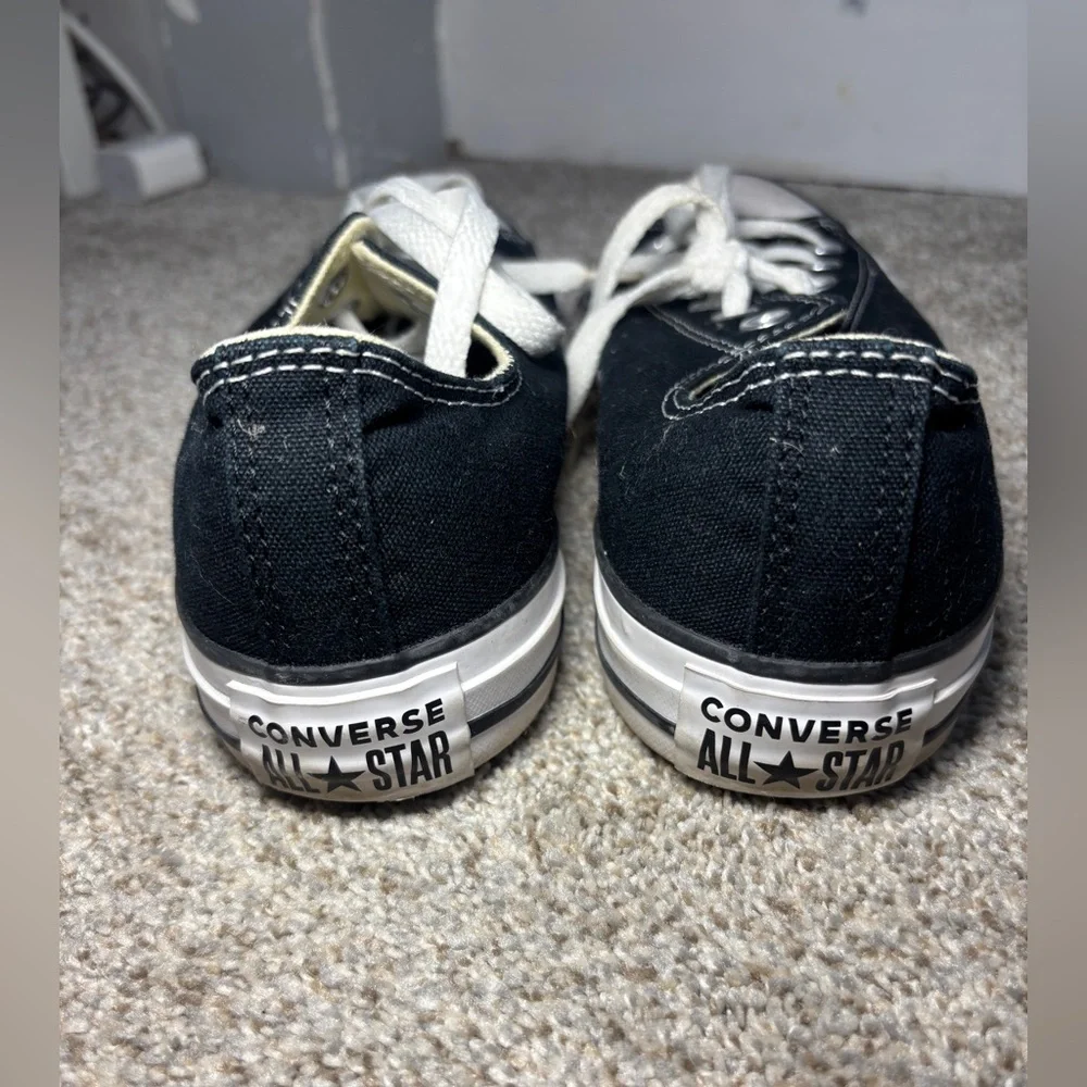 Converse Chuck Taylor All Star Black Ox Low Top Sneakers Unisex M Sz 6 W Sz 8 - Picture 7 of 7